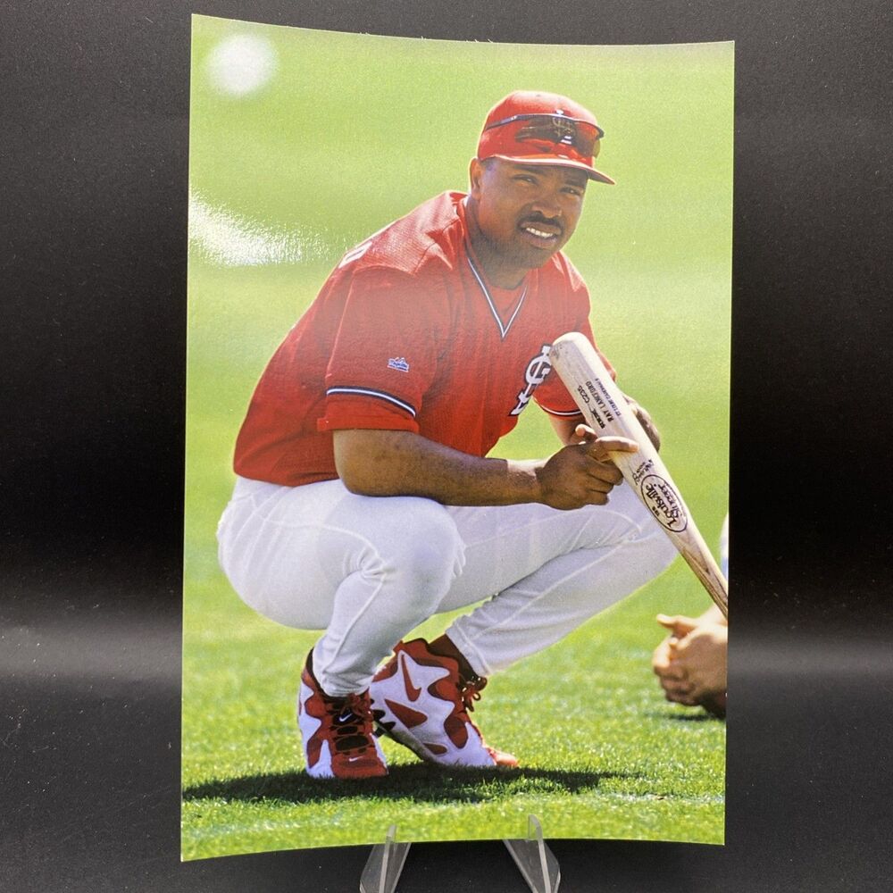 Ray Lankford 1998 Pinnacle Snapshots 4x6 Photo 12 Of 18 Cardinals